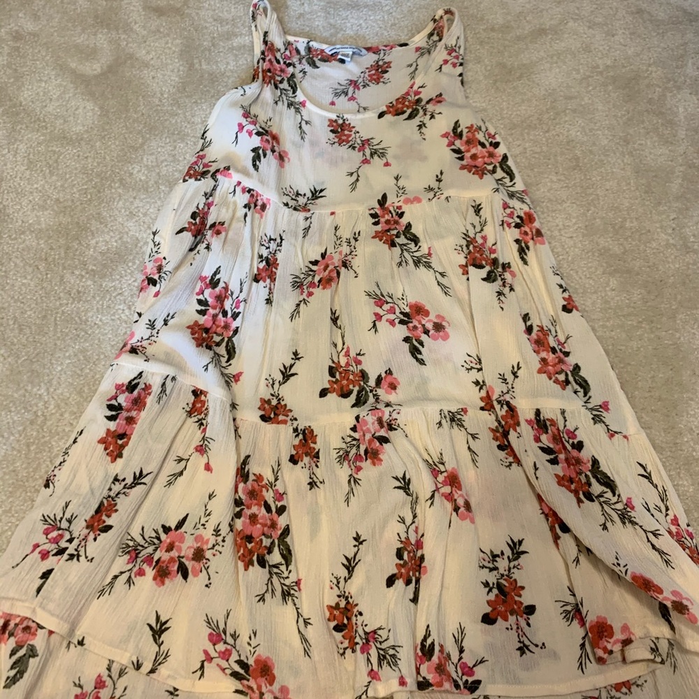 Floral American Eagle Tiered Babydoll Dress